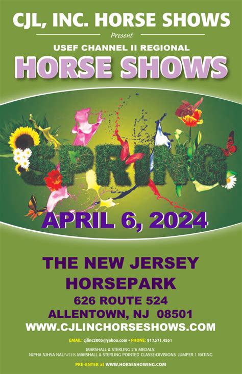 Nj Horse Park Calendar